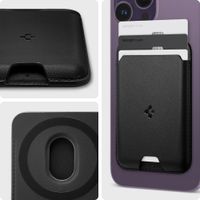 Spigen Portacarte con MagSafe Valentinus per Apple iPhone - 3 carte - Black