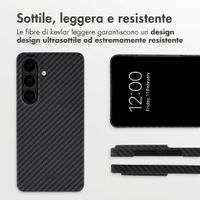 Accezz Cover MagSafe Kevlar® Samsung Galaxy S26 - Nero
