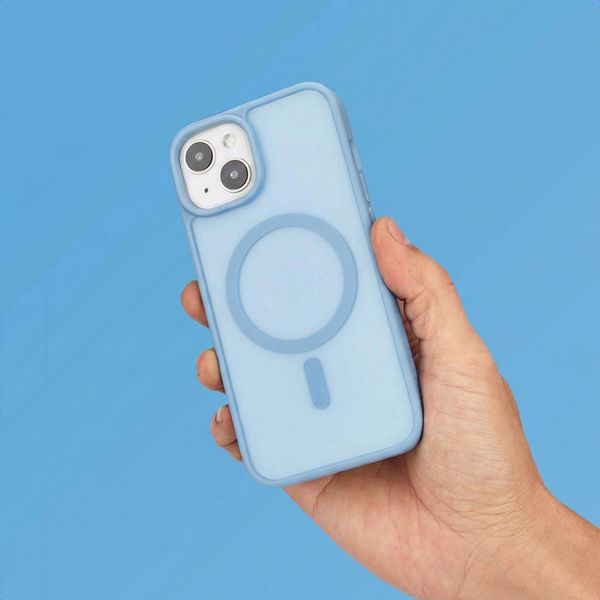 imoshion Cover posteriore Color Guard con MagSafe Apple iPhone 14 / 13 - Azzurro