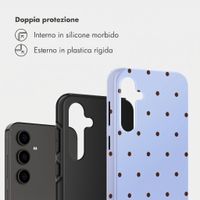 Selencia Cover Posteriore Vivid Samsung Galaxy S24 FE - Happy Dots Digital Sky