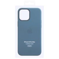 Apple Cover in Pelle MagSafe  iPhone 12 Pro Max  - Baltic Blue
