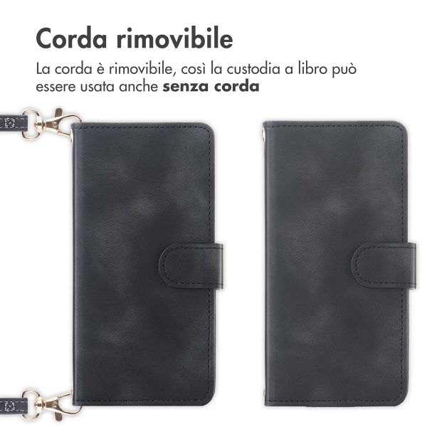 imoshion Cover a libro con Cordino Samsung Galaxy A36 - Nero