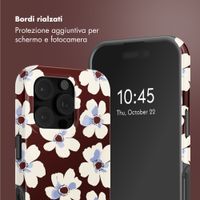 Selencia Cover posteriore Vivid con MagSafe Apple iPhone 16 Pro - Choco Flower Pop