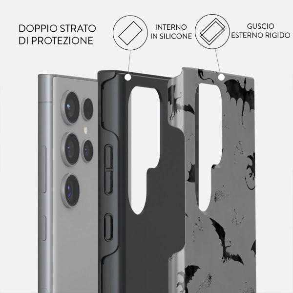 Burga Cover Posteriore Resistente Samsung Galaxy S24 Ultra - Draco