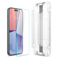 Spigen Vetro temperato GLAStR EZ Fit, confezione da 2 + Applicatore Apple iPhone 16 Plus / 15 Plus