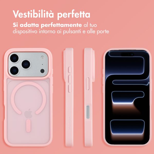 imoshion Cover posteriore Color Guard con MagSafe Apple iPhone 17 Pro - Rosa chiaro