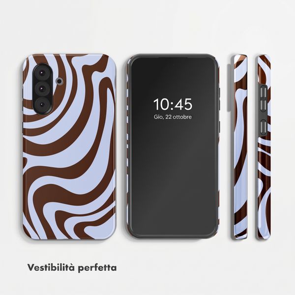 Selencia Cover Posteriore Vivid Samsung Galaxy A36 / A56 - Dream Swirl Chocolate
