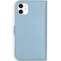 Selencia Cover a libro in vera pelle Apple iPhone 11 - Air Blue