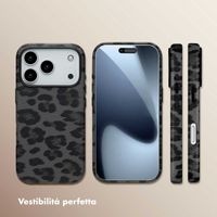 Selencia Cover Sabi Stampa pantera con MagSafe Apple iPhone 17 Pro - Midnight Black