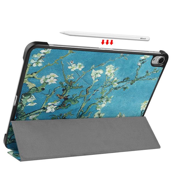 imoshion Cover Trifold Design Apple iPad Air 11 pollici (2026) M4 / (2025) M3 / (2024) M2 / Air 5 (2022) / Air 4 (2020) - Green Plant