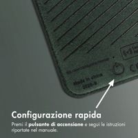 Accezz Portacarte in pelle magnetico - Compatibile con Apple Find My - Cedar Green