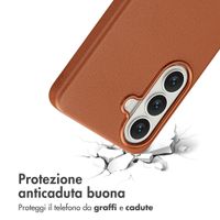 Accezz Cover in Pelle con MagSafe Samsung Galaxy S26 - Sienna Brown