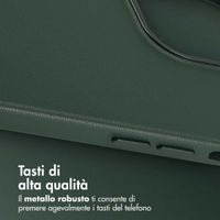Accezz Cover in Pelle con MagSafe Apple iPhone 13 Pro - Cedar Green