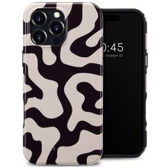 Selencia Cover posteriore Vivid con MagSafe Apple iPhone 16 Pro Max - Art Wave Black