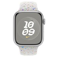 Apple Cinturino Nike Sport Apple Watch | 44/45/46/49 mm - Taglia S/M - Pure Platinum