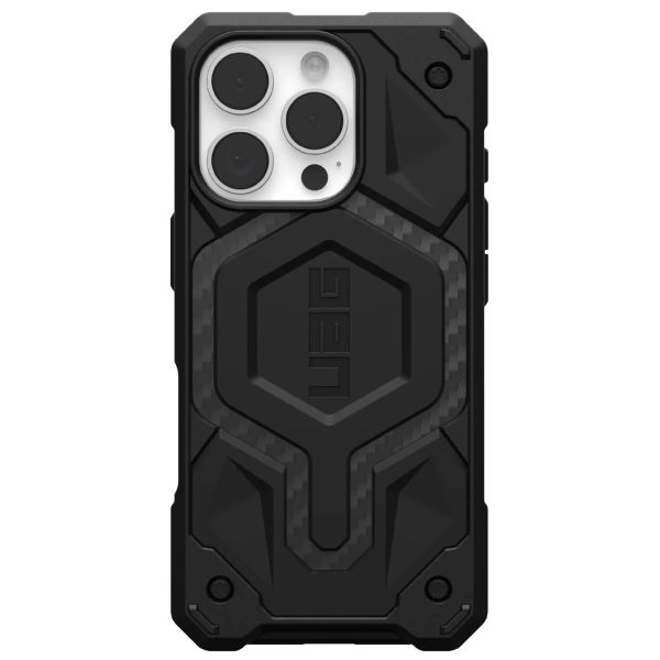 UAG Cover Posteriore Monarch Pro Apple iPhone 16 Pro - Carbon Fiber