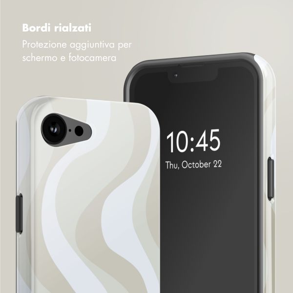 Selencia Cover posteriore Vivid con MagSafe Apple iPhone 17e / 16e - Desert Waves Beige