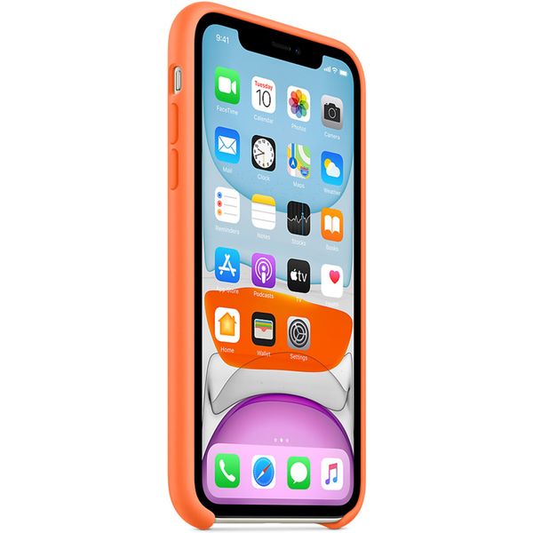 Apple Cover in Silicone Apple iPhone 11 - Vitamin C