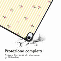 imoshion Cover Trifold Design Apple iPad Air 11 pollici (2026) M4 / (2025) M3 / (2024) M2 / Air 5 (2022) / Air 4 (2020) - Garden Stripes