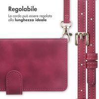 imoshion Cover a libro con Cordino Samsung Galaxy A35 - Rosso
