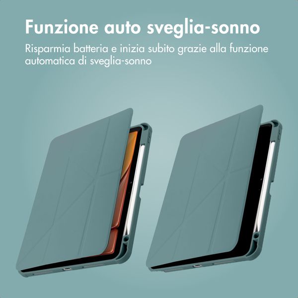 imoshion Cover Origami Apple iPad Pro 13 (2025) M5 / (2024) M4 - Verde scuro