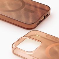 iDeal of Sweden Cover Trasparente con MagSafe Apple iPhone 15 Pro - Mocha Mousse