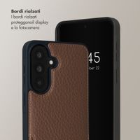 Selencia Cover per telefono Nova con cordino e portacarte Samsung Galaxy A37 (5G) - Mocha Brown
