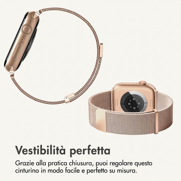 imoshion Cinturino milanese magnetico Apple Watch | 44/45/46/49 mm - Rose Gold
