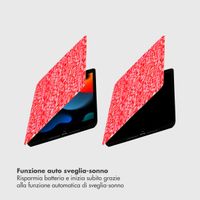 Selencia Cover per tablet Vivid Apple iPad 9 (2021) 10.2 pollici / iPad 8 (2020) 10.2 pollici / iPad 7 (2019) 10.2 pollici - Wild Spots Lipstick