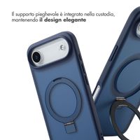 Accezz Cover con anello e supporto con MagSafe Apple iPhone Air - Blu