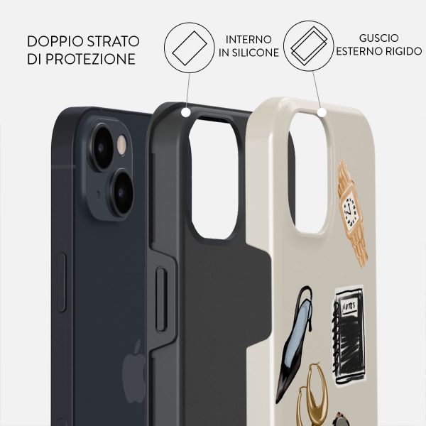 Burga Cover Posteriore Resistente con MagSafe Apple iPhone 15 - Boss Babe