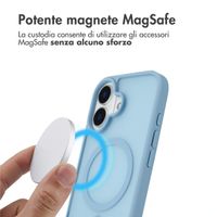 imoshion Cover posteriore Color Guard con MagSafe Apple iPhone 16 - Azzurro