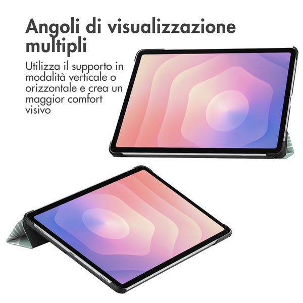 imoshion Cover Trifold Design Samsung Galaxy Tab S11 - Botanica