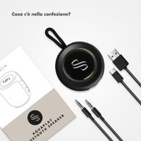 Selencia Altoparlante Bluetooth AquaPlay - Altoparlante wireless - Impermeabile - Nero