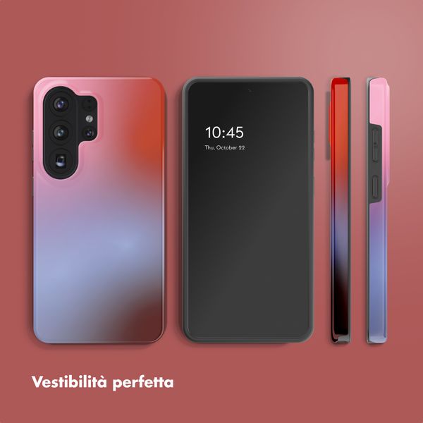 Selencia Cover Posteriore Vivid Samsung Galaxy S26 Ultra - Gradient Soft Blush