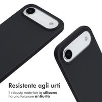 imoshion Cover in Silicone con Cordino Apple iPhone Air - Nero
