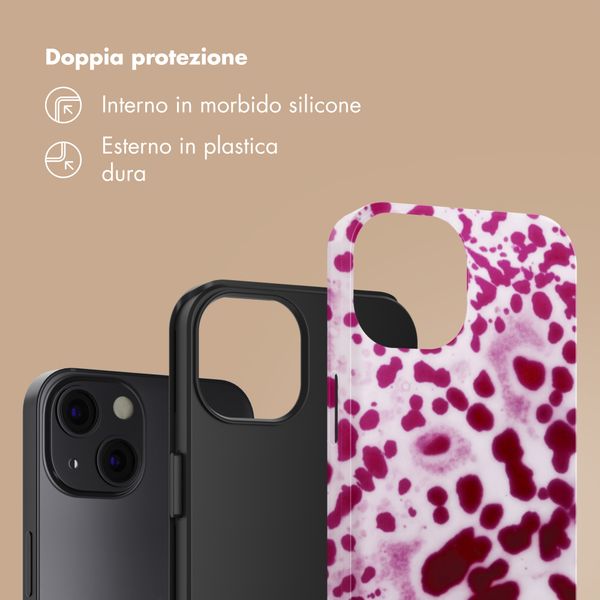Selencia Cover Posteriore Vivid Apple iPhone 13 - Cosmic Orchid