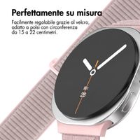 imoshion Cinturino in nylon Samsung Galaxy Watch 9 (40/44mm) / Watch 8 (40/44mm) / Classic (46mm) - Light Pink
