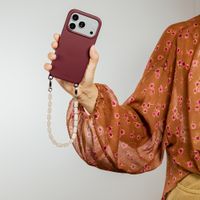 Selencia Cover posteriore Rivièra con MagSafe con ganci rimovibili Samsung Galaxy S26 - Bold Burgundy