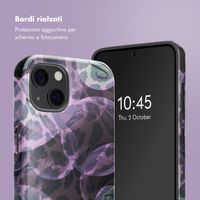 Selencia Cover posteriore Vivid con MagSafe Apple iPhone 13 - Leo Bubble Green