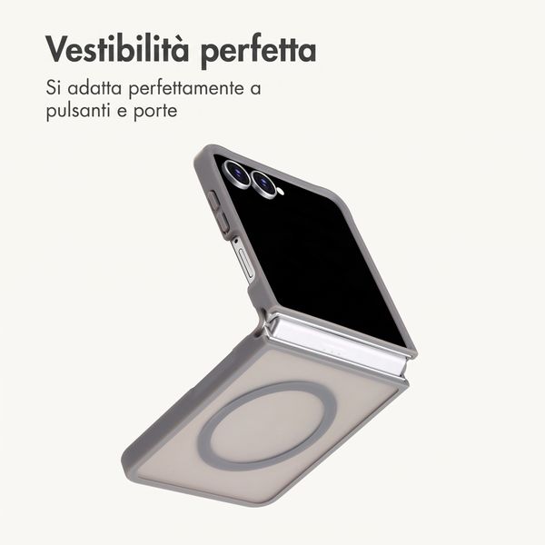 imoshion Cover posteriore Color Guard con MagSafe Samsung Galaxy Z Flip 8 - Grigio