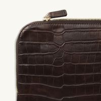 Selencia Cover per laptop Croco 11 pollici - Choco Brown