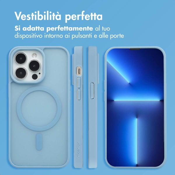imoshion Cover posteriore Color Guard con MagSafe Apple iPhone 13 Pro - Azzurro
