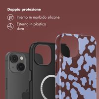 Selencia Cover posteriore Vivid con MagSafe Apple iPhone 14 - Moo'd Lavender Glow