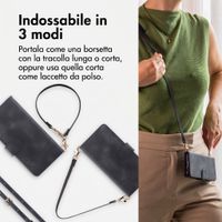 imoshion Cover a libro con Cordino Samsung Galaxy A27 (5G) - Nero