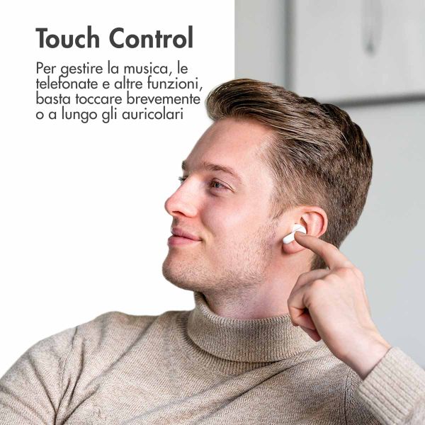imoshion Aura Earbuds - Auricolari wireless - Auricolari Bluetooth wireless - Bianco