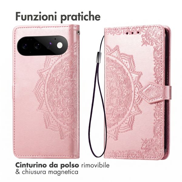 imoshion Cover a libro Mandala Google Pixel 11 Pro - Rose Gold