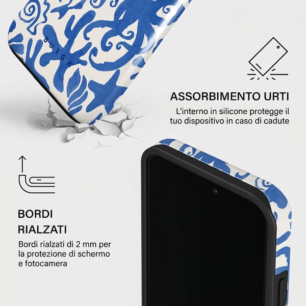 Burga Cover Posteriore Resistente con MagSafe Apple iPhone 15 Pro - Nera