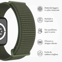 imoshion Cinturino in nylon Apple Watch | 44/45/46/49 mm - Army Green