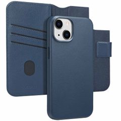 Accezz Cover in pelle 2 in 1 con MagSafe Apple iPhone 14 - Nightfall Blue